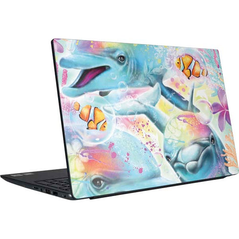 Pastel Dolphins by Sheena Pike Dell Vostro Skin